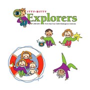 Branding/logo and illustrations for kindergarten classroom's online resources
