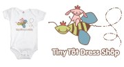 Artwork on onesies for children's retail online dress shop