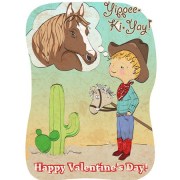 Cowboy Valentine illustration
